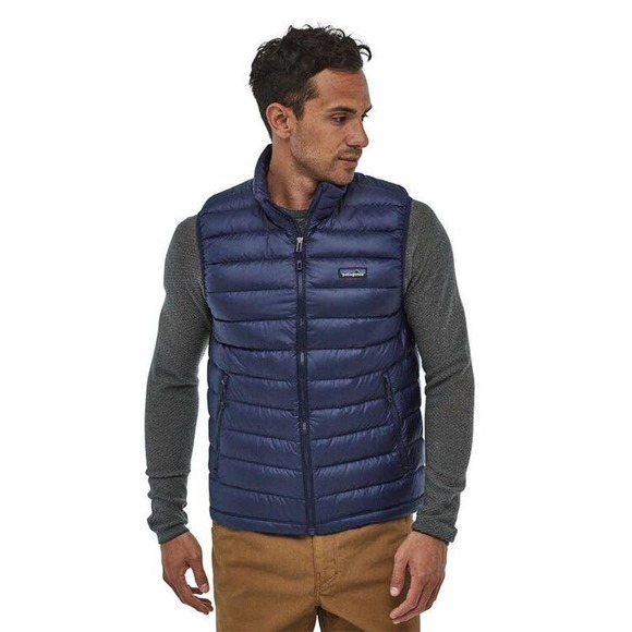 Patagonia Other - Patagonia Navy Blue Down Sweater Vest